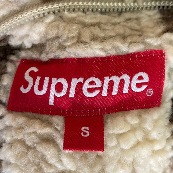Supreme シュプリーム 23FW Geo Reversible WINDSTOPPER Fleece Jacket リバーシブル フリースジャケット ブラウン sizeS 瑞穂店