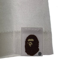 STUSSY ステューシー A BATHING APE アベイシングエイプ 30周年記念 ストックカモロゴ プリントTシャツ ホワイト ピンク Size M 福生店