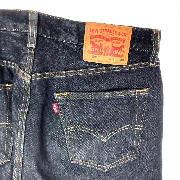 Levi's リーバイス PC9-00501 501 ORIGINAL BLACK 先染めブラック デニムパンツ ブラック size34 瑞穂店