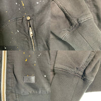TMT ティーエムティー 19AW BLACK DENIM TRACK JACKET ブラックデニム トラックジャケット USED/ペンキ加工 TJK-F1904 Size L 福生店