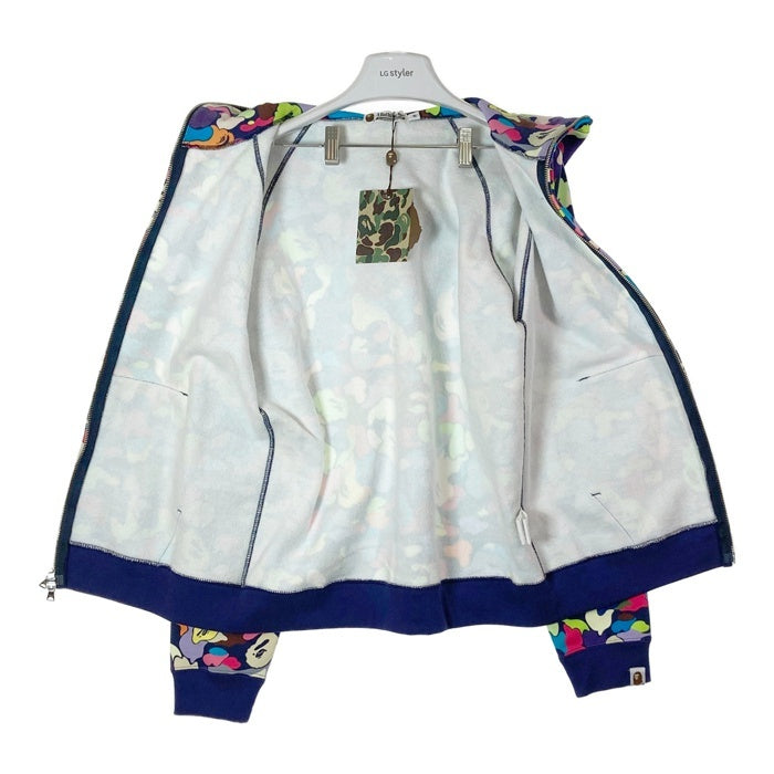 A BATHING APE アベイシングエイプ マルチカモ ジップパーカー マルチ sizeM 瑞穂店