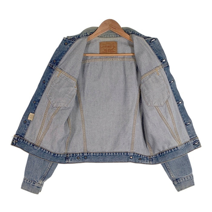 90's LEVI'S リーバイス 71557-0208 デニムトラッカージャケット インディゴ BIG E復刻 日本製 93年 Size 38 福生店