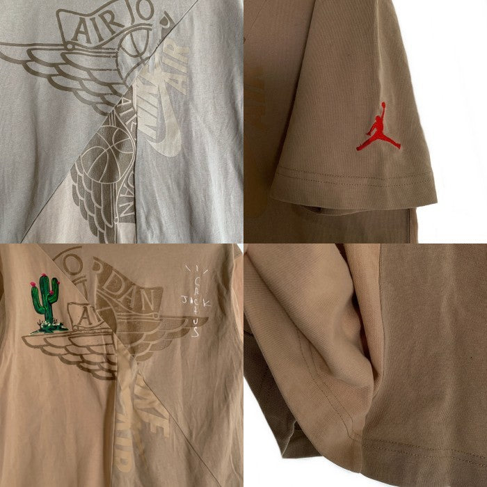NIKE ナイキ Cactus Jack Travis Scott トラヴィススコット 半袖 Tシャツ ベージュ CW3168-247 Size M 福生店
