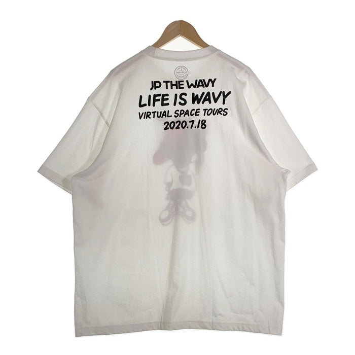 JP THE WAVY ジェーピーザウェイビー LIFE IS WAVY VIRTUAL SPACE TOURS 2020.7.18 半袖 Tシャツ ホワイト Size 福生店