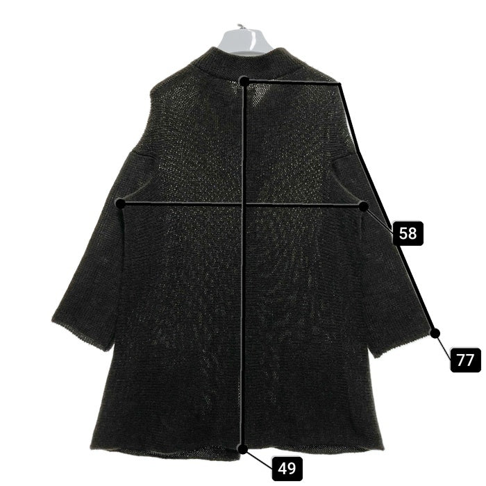 PLANTATION プランテーション カーディガン アルパカ混 ブラウン sizeM 瑞穂店