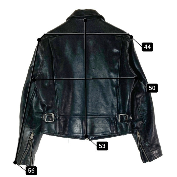 HARLEY DAVIDSON ハーレーダビッドソン レザー シングルライダース ブラック sizeS※全体的にダメージ使用感あり 瑞穂店