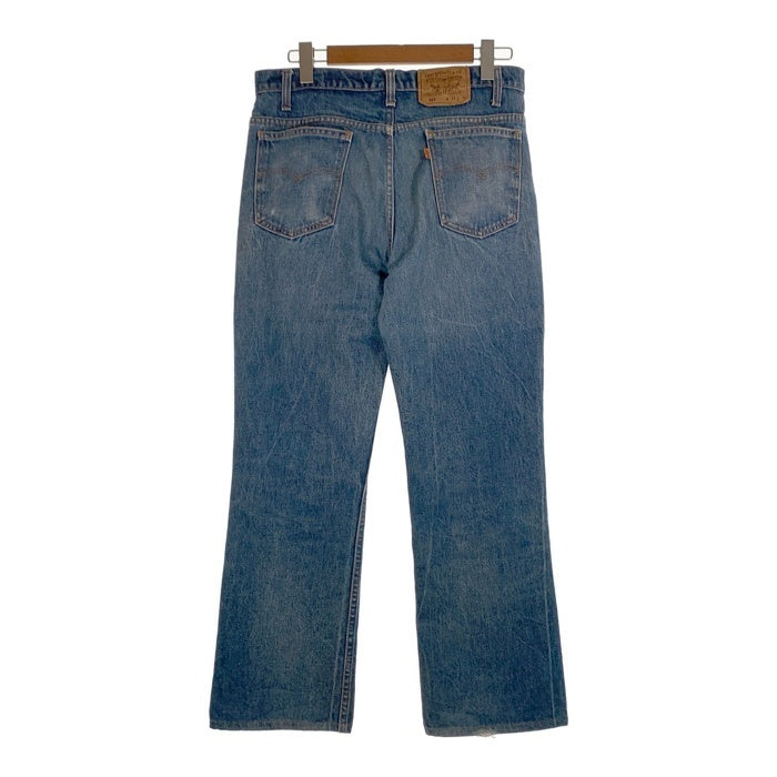 80-90's Levi's リーバイス 517 ブーツカット デニムパンツ インディゴ オレンジタブ SCOVILL USA製 Size 34×36 福生店