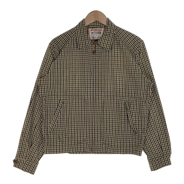 McGREGOR マクレガー METEOR61 ギンガムチェック ドリズラージャケット TALONジップ USA製 Size S-M 相当 福生店