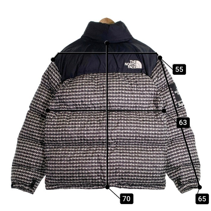 SUPREME シュプリーム 21SS THE NORTH FACE ノースフェイス Studded Nuptse Jacket スタッズ ヌプシ ダウンジャケット ブラック NF0A5IQW Size L 福生店