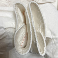 Triple Works トリプルワークス マチ付き ワークシャツ 長袖 コットン ホワイト アイアンハート 2 Size M 瑞穂店