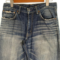 Levi's リーバイス 502 ストレート デニムパンツ ボタン裏 J54 インディゴ J31089 Size 32-33 福生店