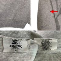 90's NFL 49ers フォーティナイナーズ SUPER BOWL CHAMPIONS クルーネックスウェットトレーナー グレー STARTER Size XL 福生店