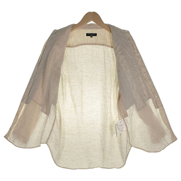COMME des GARCONS HOMME コムデギャルソンオム リネン マルチパッチワークシャツ 長袖 オフホワイト HS-B039 AD2016 Size M 福生店