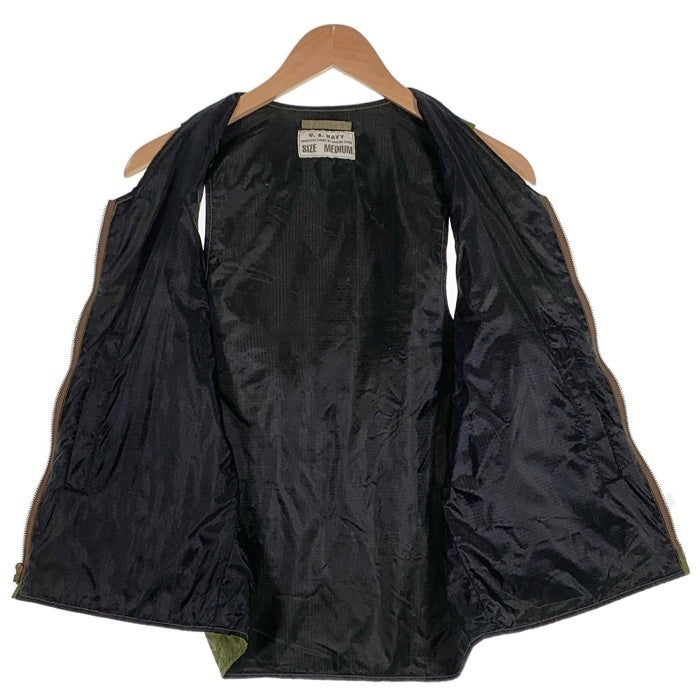 United Carr ユナイテッドカー U.S. NAVY 米海軍 M-65 キルティングベスト ウッドランドカモ Size M 福生店