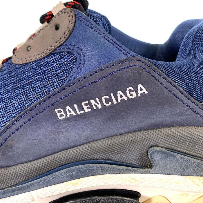 BALENCIAGA バレンシアガ Triple S トリプルエス ブルー ホワイト Size 41 福生店