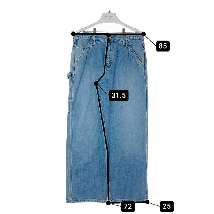 Levi’s リーバイス シルバータブ 香港製 デニム ペインターパンツ ライトインディゴ size32 瑞穂店