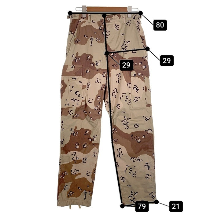 90's U.S.ARMY 米軍 デザートカモ トラウザーパンツ カーゴ チョコチップ 91年会計 Size S-S 福生店