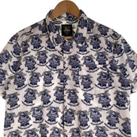 Pabst Blue Ribbon パブストブルーリボン LOSER MACHINE ルーザーマシーン 半袖 シャツ ホワイト ブルー Size M 福生店