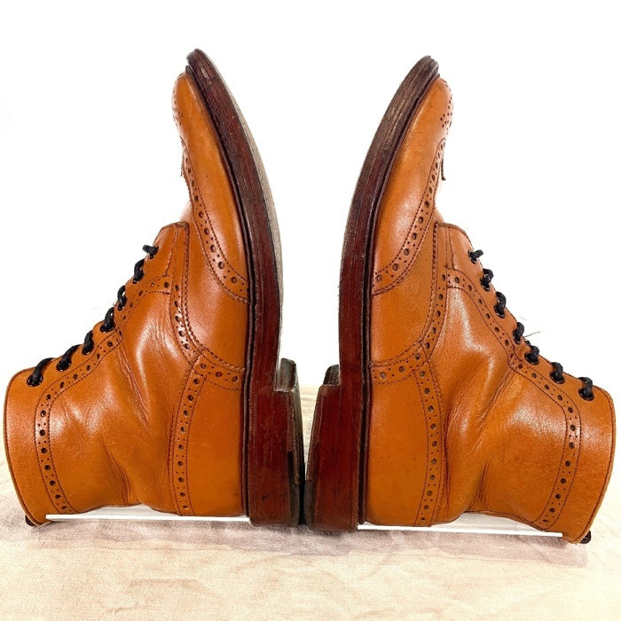 Trickers トリッカーズ MALTON モールトン カントリーブーツ ウィングチップ レザーソール 2508 Size UK 8.5 (27-27.5cm) 福生店