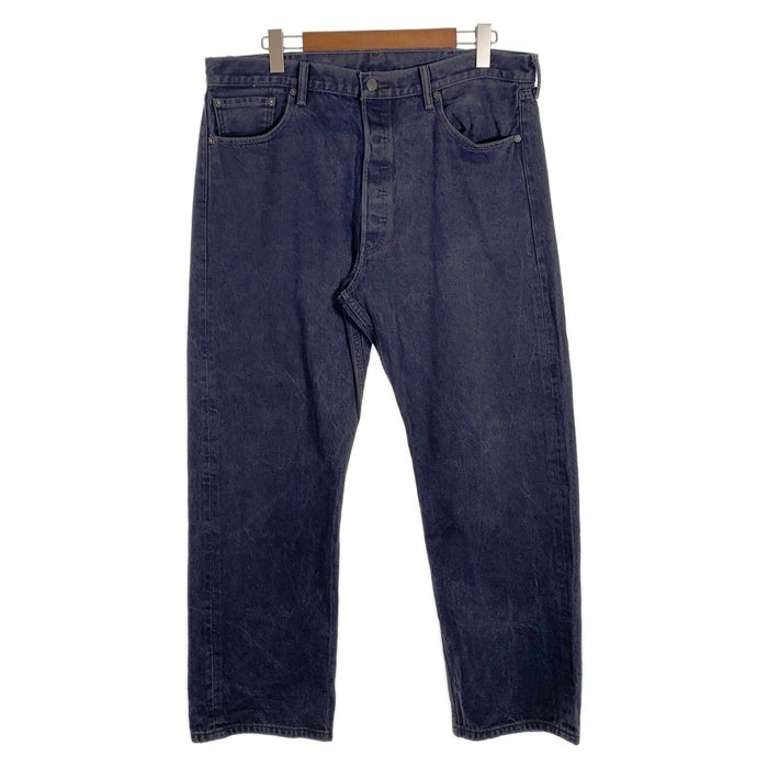 Levi`s リーバイス 501 カラーデニムパンツ ジーンズ 後染め ブラック ネイビー 005011135 Size 40×30 福生店