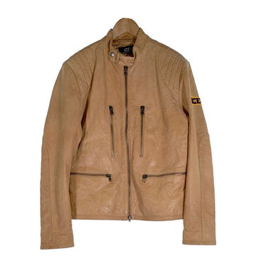 ICE BERG アイスバーグ スタンドカラーレザージャケット キャメル 121-52-11103 Size 52/36 福生店