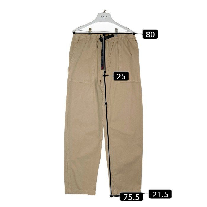 GRAMICCI グラミチ GMP-19F020 CORDUROY TUCK TAPERED PANTS コーデュロイ タックテーパードパンツ ベージュ sizeM 瑞穂店