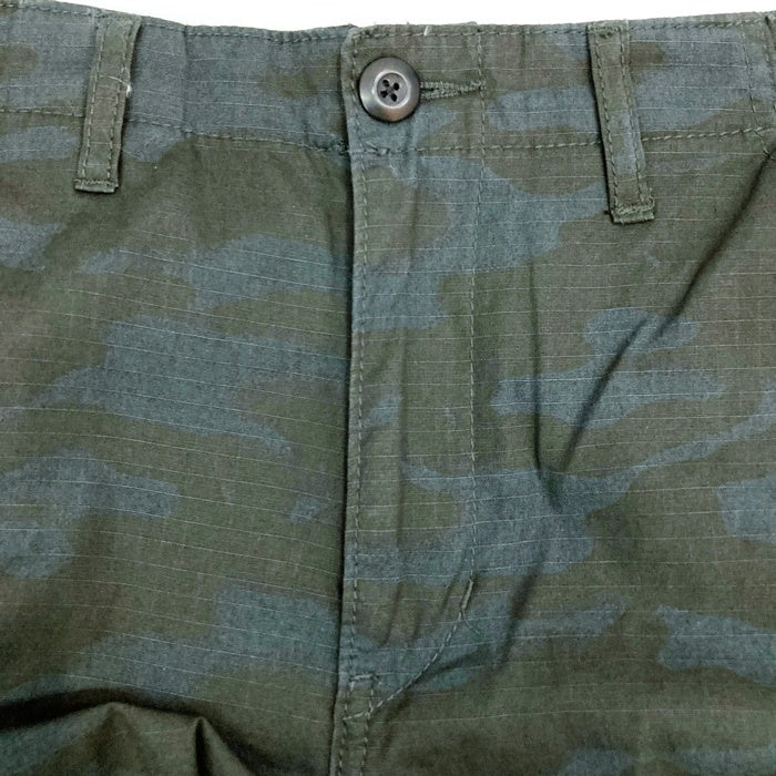 AVIREX アヴィレックス 783-7110002 リップストップ ファティーグ カーゴパンツ 迷彩 ブラックブルー sizeM 瑞穂店