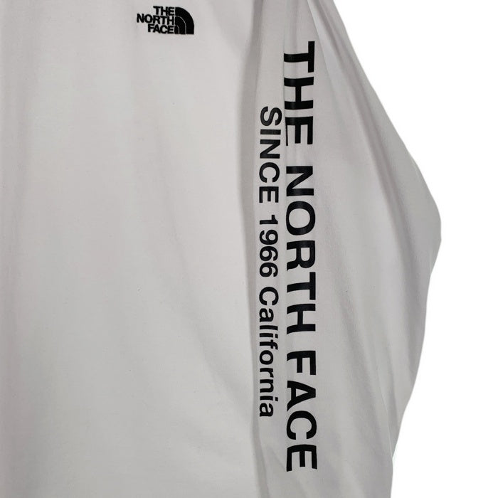 THE NORTH FACE ノースフェイス L/S MESSAGE LOGO TEE メッセージロゴ ロングスリーブTシャツ ホワイト NT82230A Size XL 福生店