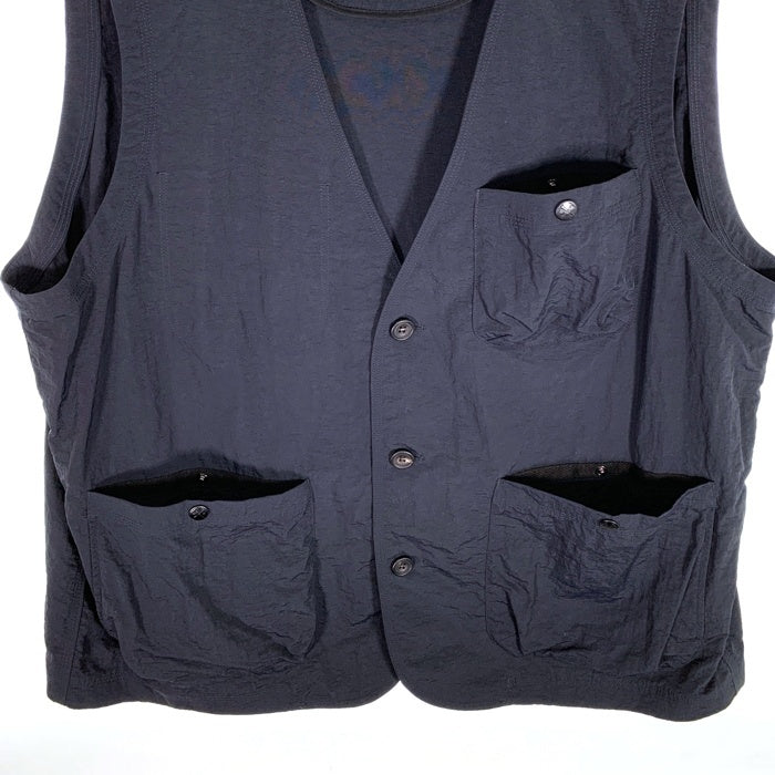 White Mountaineering ホワイトマウンテニアリング 24SS NYLON VEST ナイロンベスト ブラック WM2471221 Size 4 福生店