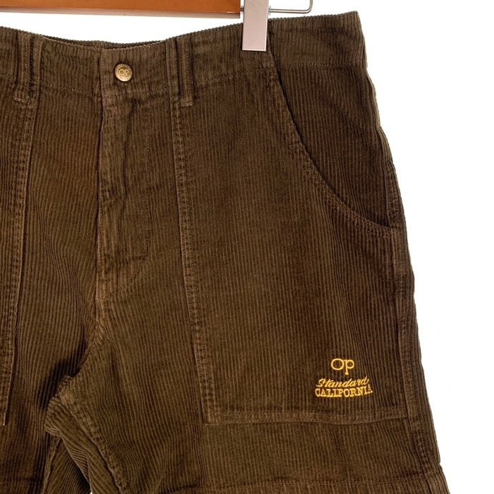 STANDARD CARIFORNIA スタンダード カリフォルニア Ocean Pacific オーシャンパシフィック コーデュロイ ショーツ ショート ハーフパンツ ブラウン 515781 Size 34 福生店