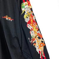 doublet ダブレット 18AW18BL78 CHAOS EMBROIDERY TRACK JACKET ブラック sizeM 瑞穂店