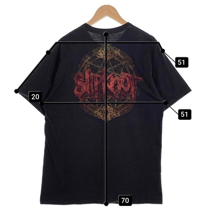 00's Slipknot スリップノット 半袖 Tシャツ ブラック Size L 福生店