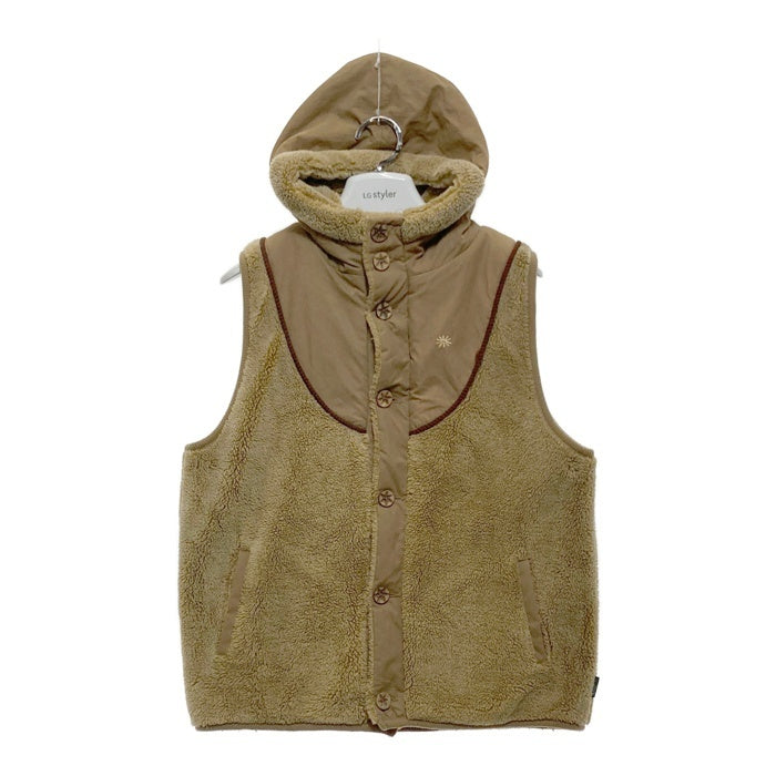 Gohemp ゴーヘンプ フード付きベスト ブラウン sizeS 瑞穂店