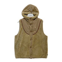 Gohemp ゴーヘンプ フード付きベスト ブラウン sizeS 瑞穂店