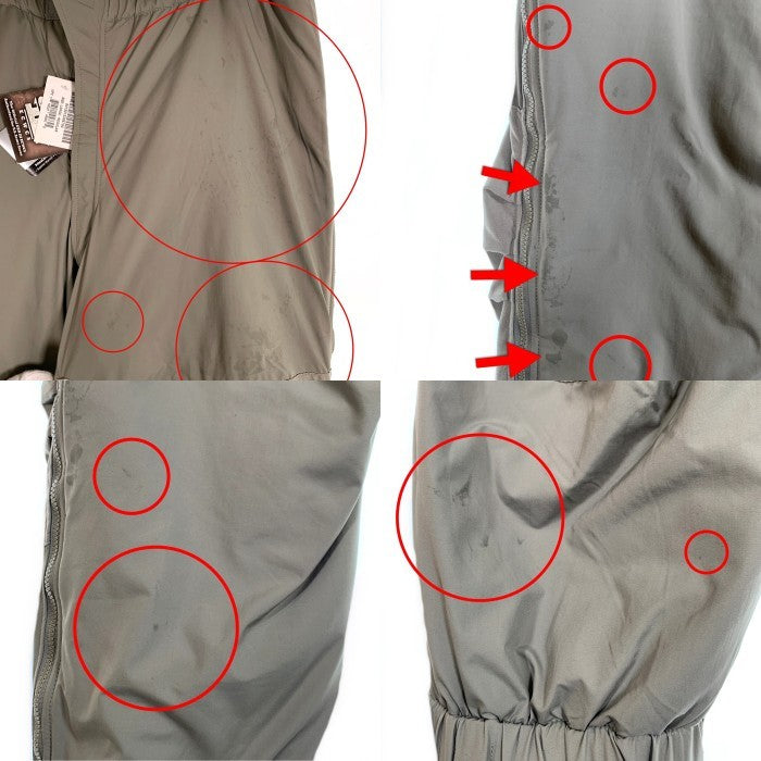 00's U.S.ARMY 米軍 PRIMALOFT プリマロフト ECWCS LEVEL7 GEN3 中綿 トラウザーパンツ グレー 8415-01-538-6704 Size L-R 福生店