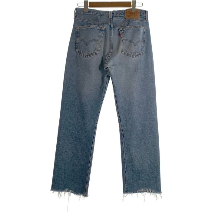 90's Levis リーバイス 501 ボタン裏524 サークルR blank tab ブランクタブ カットオフ デニムパンツ ライトブルー 501-0118 USA製 Size W31 L34 福生店