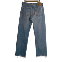90's Levis リーバイス 501 ボタン裏524 サークルR blank tab ブランクタブ カットオフ デニムパンツ ライトブルー 501-0118 USA製 Size W31 L34 福生店