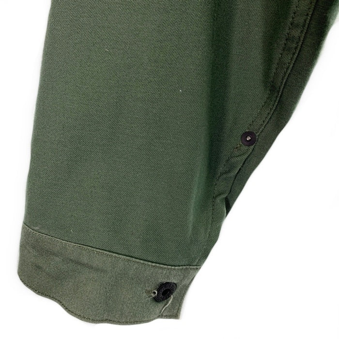 oddment オッドメント リメイク コットン ワークジャケット オリーブ 米軍バッグ生地 Tバック Size XL 相当 福生店