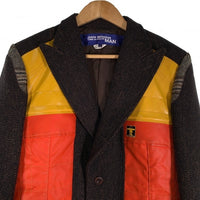 JUNYA WATANABE COMME des GARCONS MAN ジュンヤワタナベ コムデギャルソンマン ツイード 2B 切替 テーラードジャケット マルチカラー WF-J004 AD2020 Size S 福生店