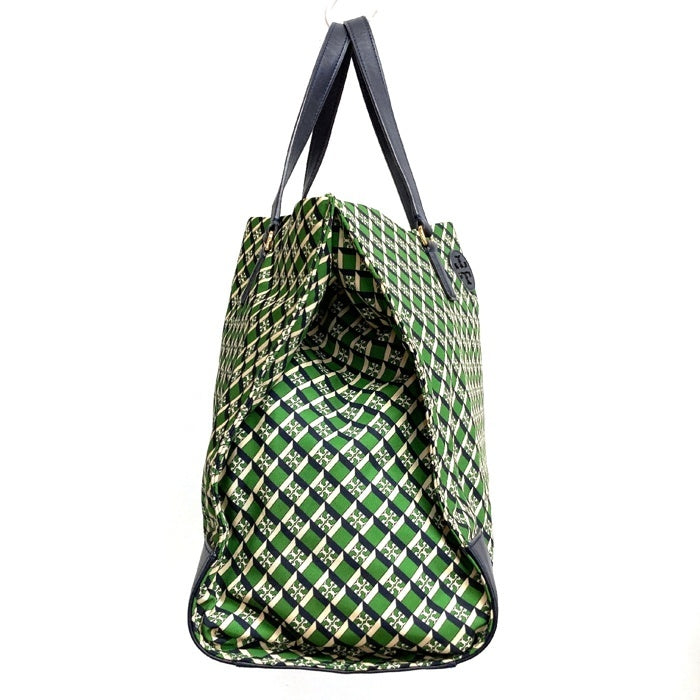 TORY BURCH トリーバーチ エラ 総柄 トートバッグ グリーン 瑞穂店