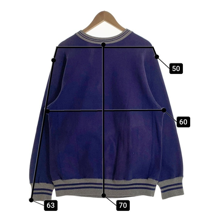 90's Champion チャンピオン REVERSE WEAVE リバースウィーブ クルーネック スウェット パープル USA製 Size X-LARGE 福生店