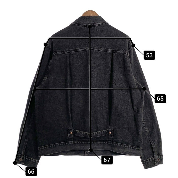 Levi`s リーバイス TYPE I TRUCKER ブラックデニムジャケット