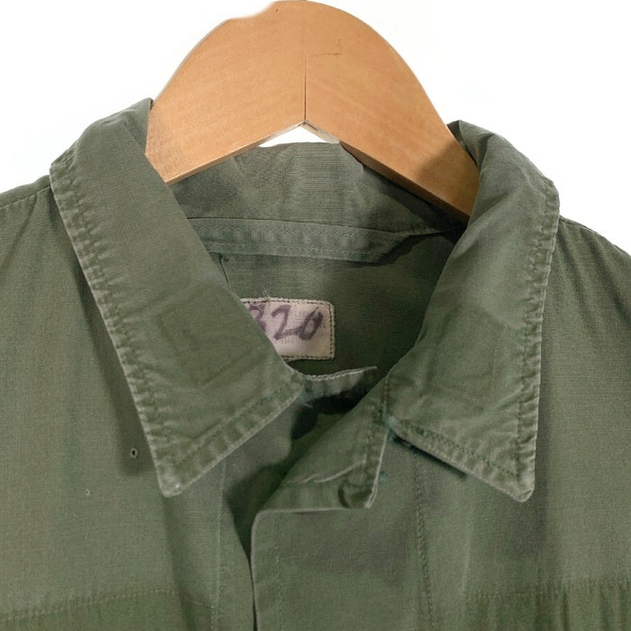 60's U.S.ARMY 米陸軍 Jungle Fatigue Jacket ジャングルファティーグ ジャケット オリーブ ノンリップ エポーレット無 Size S-R 福生店