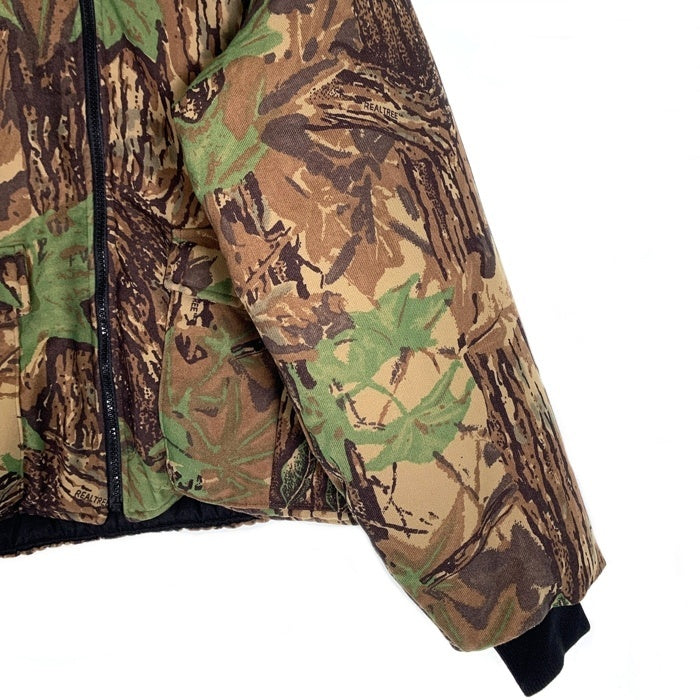 80~90's L.L.Bean エルエルビーン MAINE GUIDE リアルツリー プリマロフト ジップアップジャケット 中綿 USA製 Size M-R 福生店