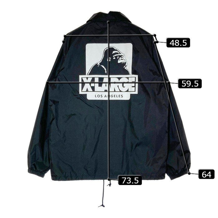 X-LARGE エクストララージ 01163519 OG PRINTED COACHES JACKET コーチジャケット ブラック sizeL 瑞穂店