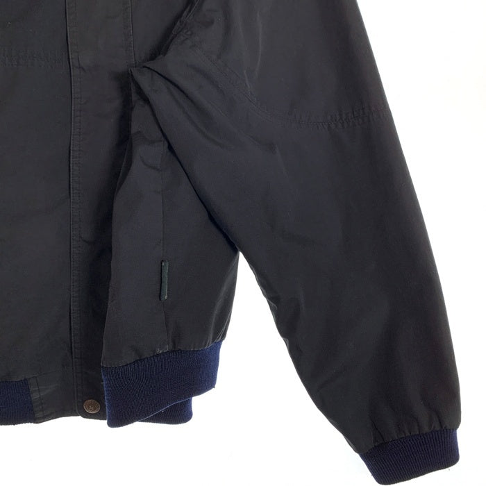 90's PACIFIC TRAIL パシフィックトレイル ジップアップ リブジャケット ポリコットン ブラック Size M 福生店
