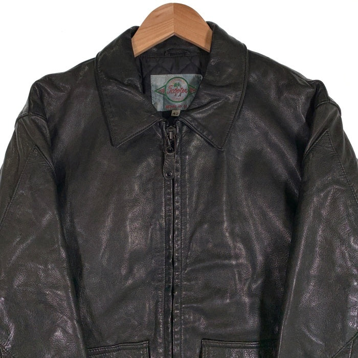 Scooter スクーター GOLDEN BEAR ゴールデンベアー レザージャケット ブラック USA製 Size 42 福生店