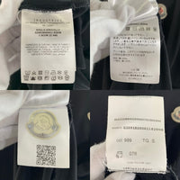 MONCLER モンクレール LS T-SHIRT 袖ロゴ ロンT ロングスリーブ 長袖 Tシャツ ブラック 38938625EGFC Size S 福生店