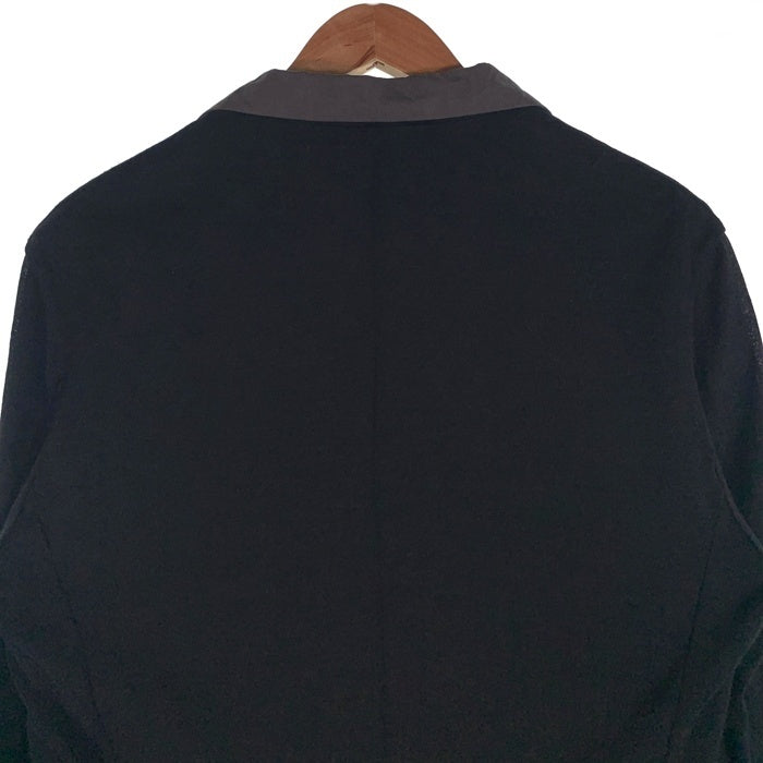 kolor カラー レイヤード 3B テーラードジャケット ブラック グレー ウール ポリエステル 10SCM-T06202 Size 3 福生店