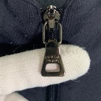 PRADA SPORT プラダスポーツ ハーフジップ スタンドカラー プルオーバートップ 長袖 ブラック ポリエステル ラバーパッチ SJJ80 Size M 福生店